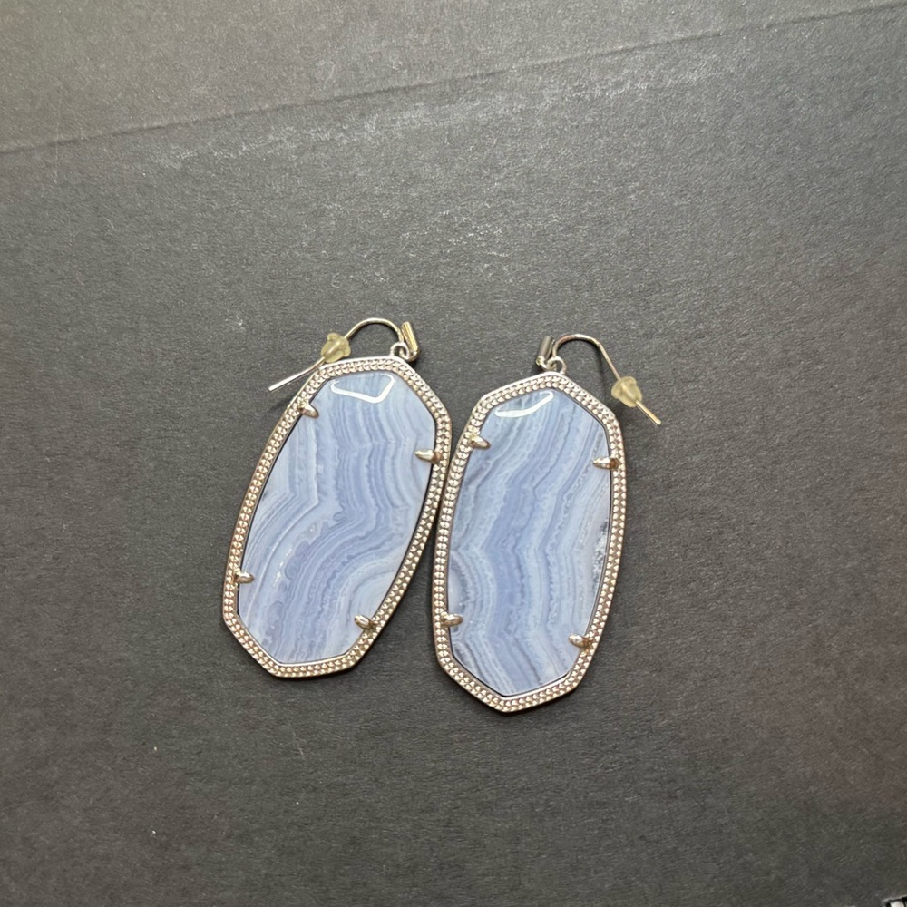 Kendra Scott- Danielle Earrings In Rhodium
